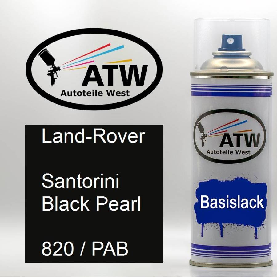 Land-Rover, Santorini Black Pearl, 820 / PAB: 400ml Sprühdose, von ATW Autoteile West.